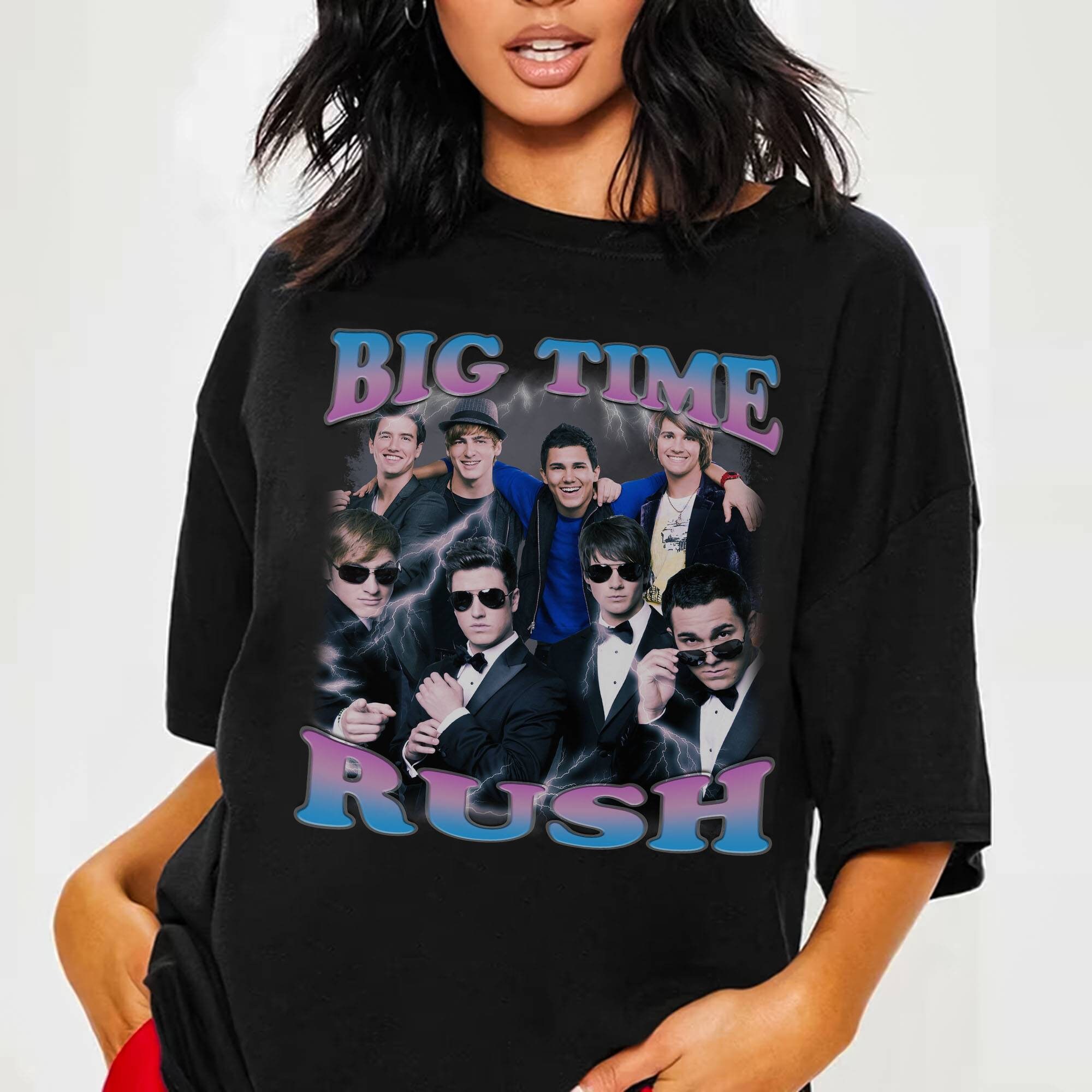 90s Vintage Big Time Rush Band Pop Music T Shirt - Teeholly