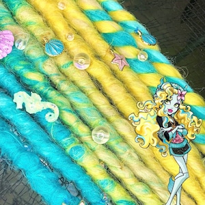 Monster High Inspired Dreadlock Extensions (Lagoona Blue)