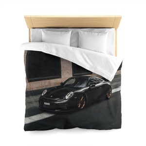 PORSCHE 911 duvet bed blanket cover, available in 3 sizes