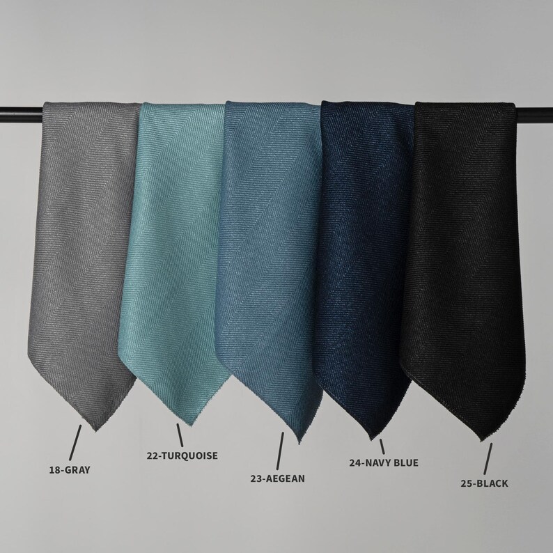 100 Blackout Herringbone Linen Curtains for Grommet, Back Tab, Rod