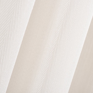 Aangepaste visgraat linnen pure gordijnen. Optie 7 kleuren, gratis expresverzending