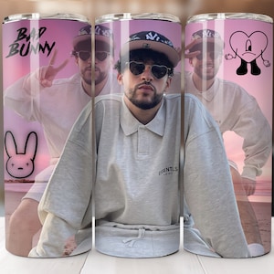 Pink Essentials Bad Bunny 20 OZ