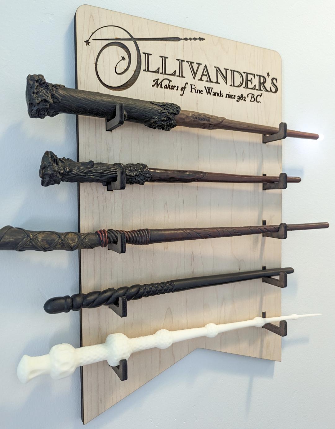 Ollivander's Wand Holder or Craft Kit for Wizard Decor, 15.5x10