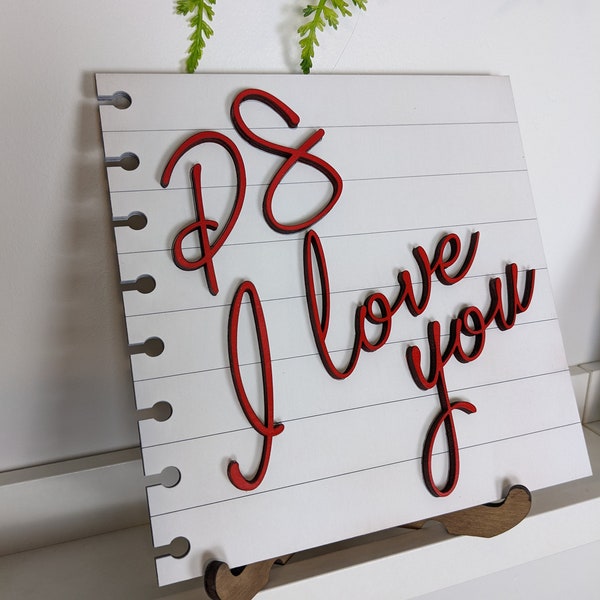 P.S. I Love You Sign Or Craft Kit