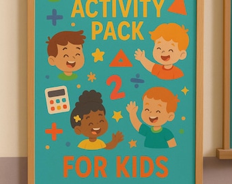 Math Activity Pack for Kids: 26 Printable Preschool Worksheets