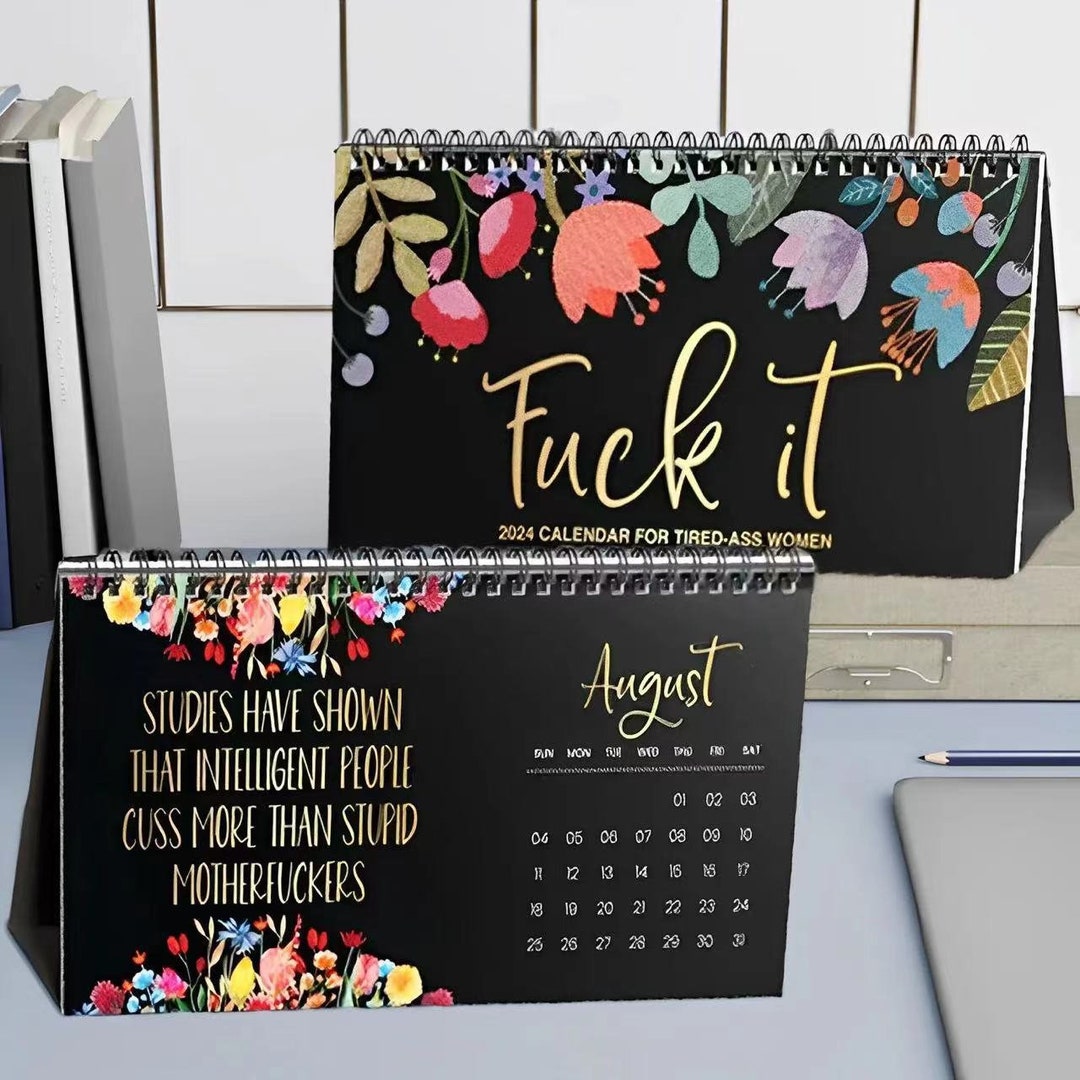 2024 Calendar Funny Calendar 2024 U.S. 2024 Desk Calendar Etsy Australia