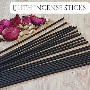 Lilith Handmade Incense - 50 count | Witch Kit | Spell Kit | Witchcraft Supplies | Altar Tools | Left hand path | Offerings