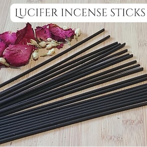 Lucifer Handmade Incense | Witch Kit | Spell Kit | Witchcraft Supplies | Altar Tools | Left Hand Path Offering | Witchcraft Lifestyle
