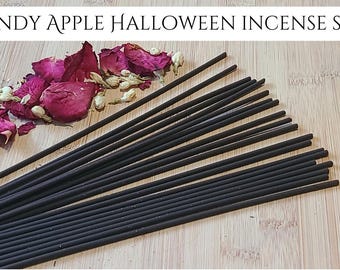 Candy Apple Handmade Incense - 50 Count | Halloween Fun | Gothic Vibes | Fall Aesthetic | Cottage Core | Cozy Scent | Warming Feels