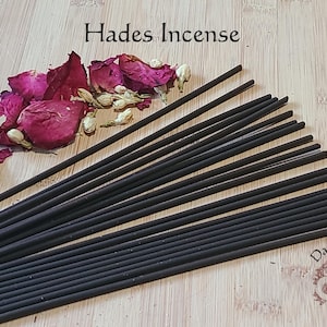 Hades Handmade Ritual Incense Sticks: 25 Count