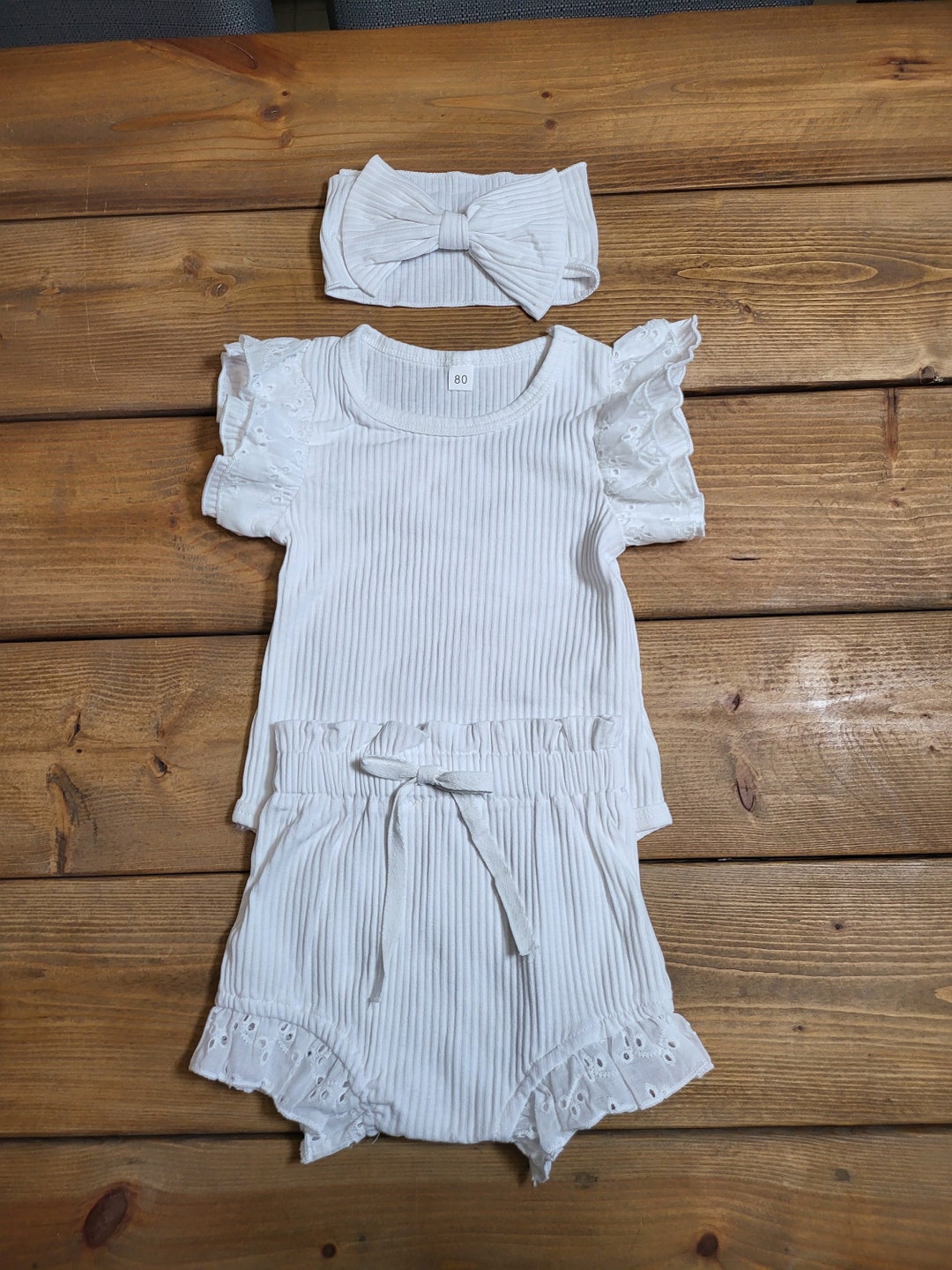 Una Three-piece Rib Knitwear Set main image 1