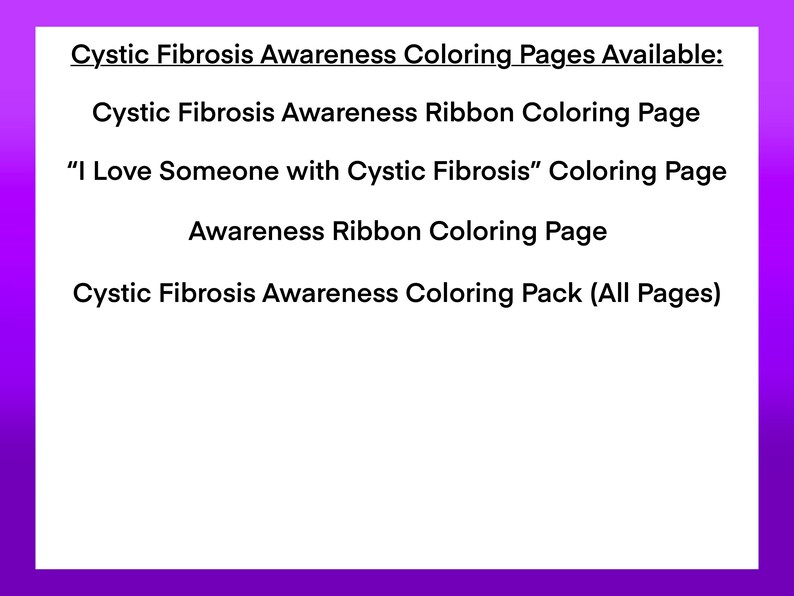 Cystic Fibrosis Awareness Coloring Pages Ribbon Designs for Kids and ...