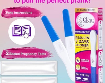 Clear response prank pregnancy test