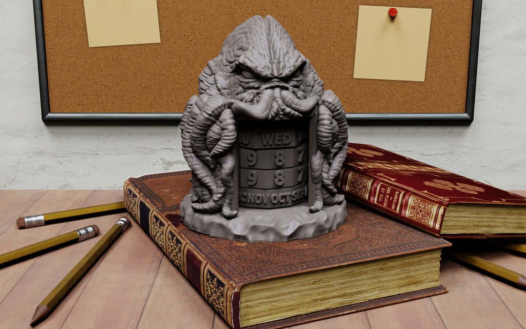 Cthulhu Perpetual Calendar Etsy