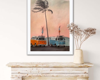 EPSON Digigraphie print, limited edition of the original VAN LIFE artwork