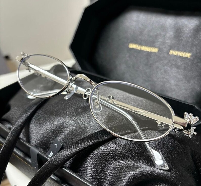 Gentle Monster Glasses D'heygere PIERCED 02 Silver Glasses Rare Limited