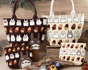 Totoro Essentials Collection: Keychain, Storage Bag & Tote - Limited Collection