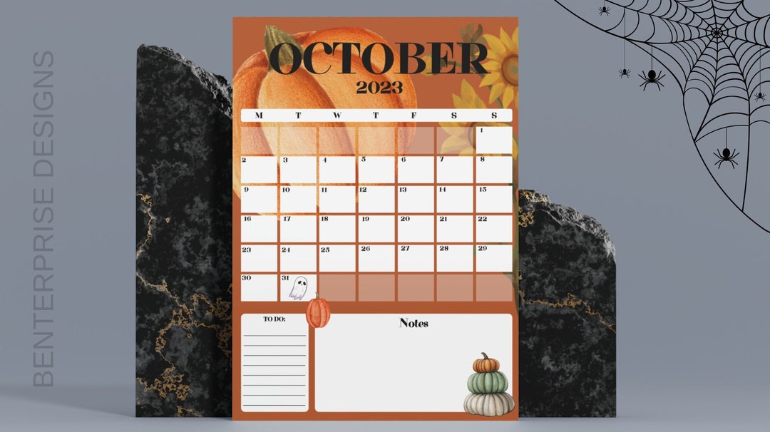 OCTOBER Monthly Planner - Etsy