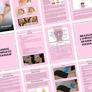Brazilian Lymphatic Drainage Massage Editable Training Manual - Instant Download PLUS Free Consultation Form, Certificate & Aftercare Card image 2