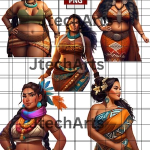 Polynesian Samoan PNG girls, PNG files, Polynesian pride, tribal PNG,