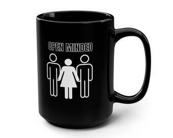 Adult Content Coffee Mug, 15oz - Hot Wife, Swinger, Polyamory Mug - Mature Design, Adult Theme Cup, Naughty Gift, Rude Mug