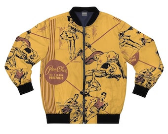 Peechee Folder unisex Bomber Jacket (AOP)