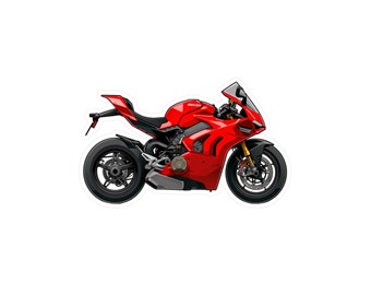 Ducati Panigale V4 Vinyl Sticker for Motorcycle Enthusiasts