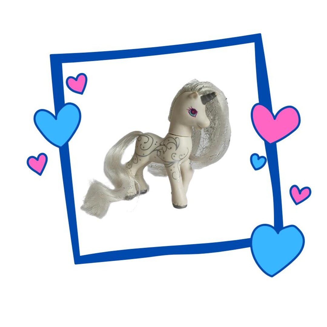 MY LITTLE PONY g2 petit poney kleines princess silver swirl 1999 EUR 90,00 - FR