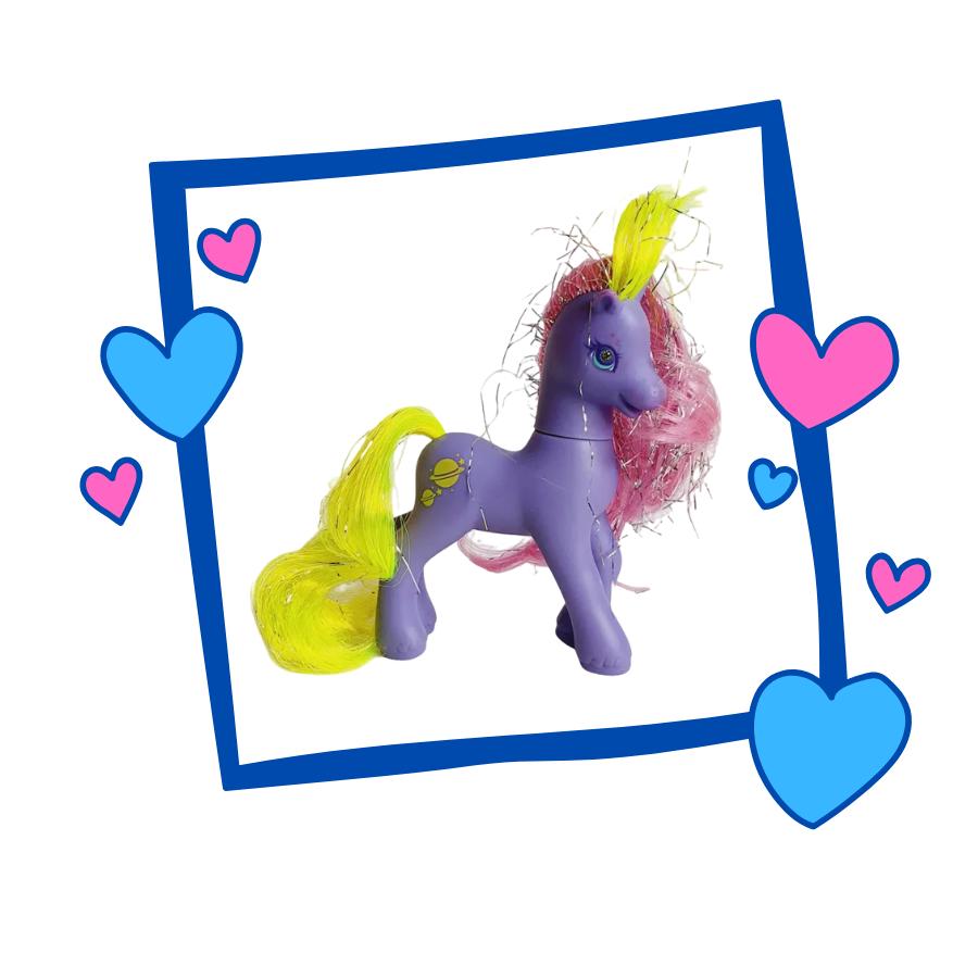 マイリトルポニー　ハズブロ　G4 Tinsel Hair ティンセルヘアー My Little Pony G4 Rainbow Dash Brushable Toy Tinsel Hair | eBay