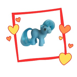 Vintage G1 My Little Pony Mail Order Baby Blue Ember