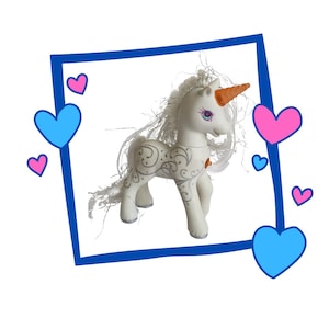 Vintage G2 My Little Pony Princess Silver Swirl Tender Light Up Families European Exclusive
