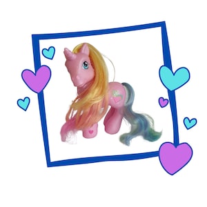 Vintage G3 My Little Pony Unicorn Super Long Hair Rarity