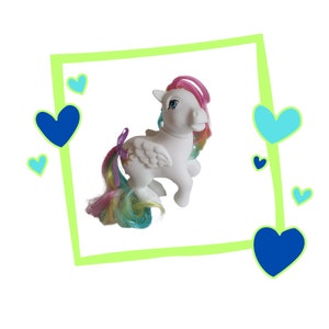 Vintage 35th Anniversary Starshine Scented Rainbow Pony the Bridge