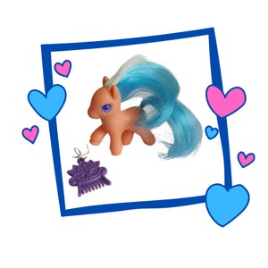 Vintage G2 My Little Pony Baby Flitter w/ Crown Pick European Exclusive