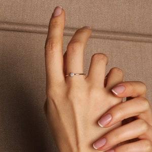 14k Minimalist Gold Ring – Chic & Modern Design, Perfect Gift Option, Classy and Elegant