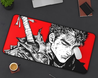 Berserk AMouse Pad | Gaming Desk Mat XL | Brand of Sacrifice Design | Manga Lover Gift | Japan Inspired Office Decor | Anime Desk mat