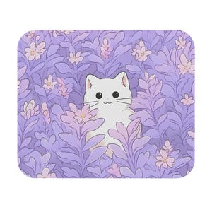 Niedliches Katzen Maus Pad | Kawaii Anime Schreibtischmatte | Kleines Gaming Mousepad | Entzückende Schreibtisch Dekoration | Katzenliebhaber Geschenk | Kawaii Büro Accessoire