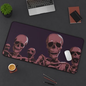 Skeleton Mousepad | Skeleton Meme Deksmat | Meme Mousepad | Meme Skeleton Deskmat | Extra large deskmat