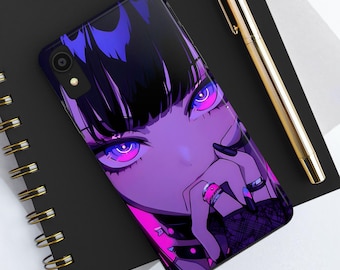 Anime Japońskie Oko | Fajna Sztuka Japońskie Anime Manga | Etui na iPhone'a