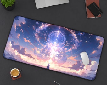 Anime Scenery Desk Mat | 3 Desk sized gaming mouse pad |  Mousepad | Anime Mousepad