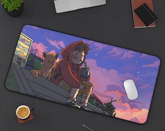 Cartoon-muismat | Levendig geanimeerd ontwerp | Glad oppervlak | Bureauaccessoire | Gamingmuismat | Cadeau voor animatiefans | Unieke stijl
