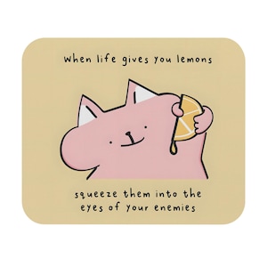 Niedliches Katzen Maus Pad | Kawaii Anime Schreibtischmatte | Kleines Gaming Mousepad | Entzückende Schreibtisch Dekoration | Katzenliebhaber Geschenk | Kawaii Büro Accessoire