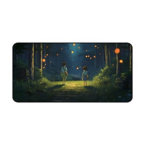Temperamentvoller Japanischer Anime | Chihiros Reise ins Zauberland Schreibtischmatte | 3 Größen Niedliche Kunst | Ssuwatari Maus Pad | Toro Dekor | Geschenk Computer Zubehör