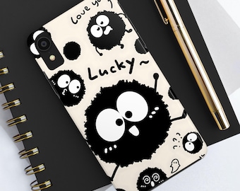 Levendige Japanse anime | Roet Sprites Iphone-hoesje | Susuwatari-telefoonhoesje | Iphone-hoesje Japan decor | Cadeau-iPhone-hoesjes