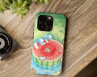 Cute Dogs iPhone Case | Kawaii Puppy Phone Cover | Adorable Pet Case | Protective & Glossy | Wireless Ready | Gift for Dog Lovers