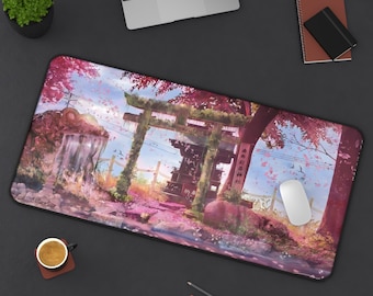 Anime Scenery Desk Mat | 3 Desk sized gaming mouse pad |  Mousepad | Anime Mousepad