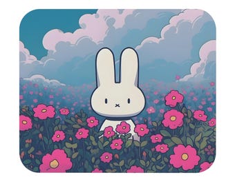 Alfombrilla de ratón con forma de gato adorable / Alfombrilla de escritorio de anime kawaii / Alfombrilla de ratón pequeña para juegos / Adorable decoración de escritorio / Regalo para amantes de los gatos / Accesorio de oficina kawaii