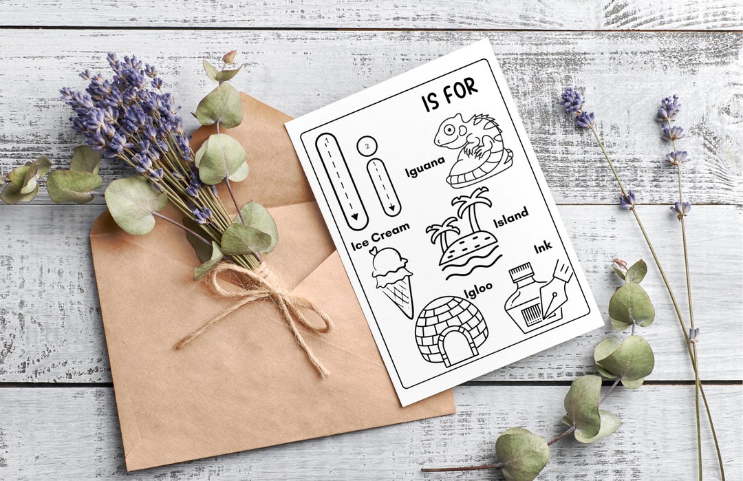 Alphabet Colouring Sheets, 26 Page Printable Colouring Sheets, A-Z ...