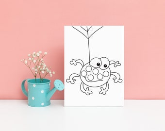 Dot Marker Coloring Pages: 50 Animal Activity Sheets (Printable)