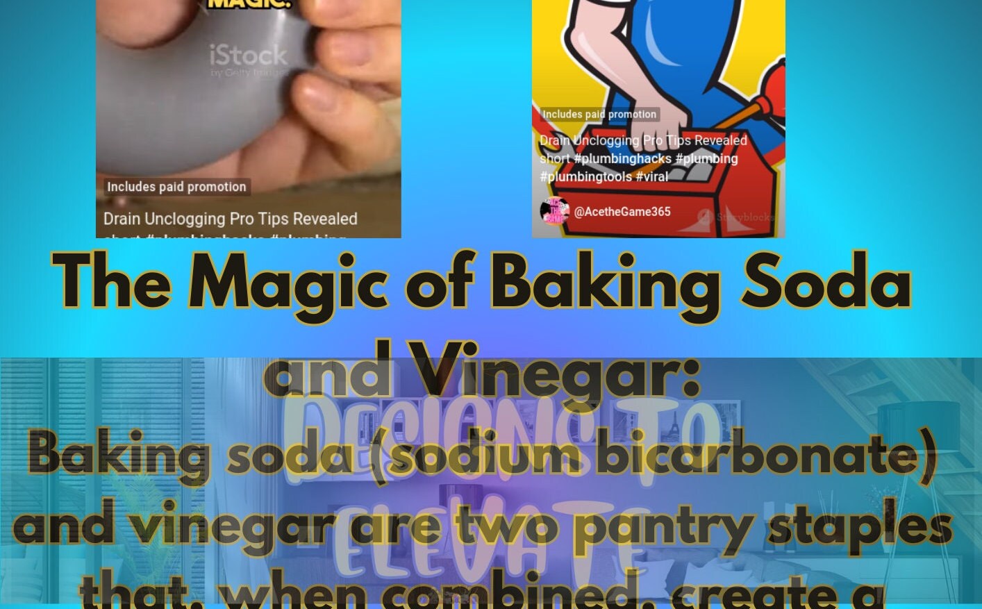 Clearing Clogs With Baking Soda and Vinegar an Easy DIY Drain Cleaning